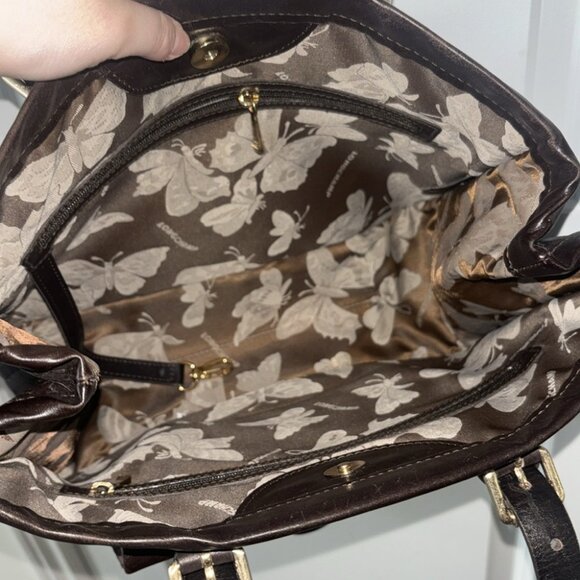 Longchamp Women’s Brown Leather Shoulder Bag - Picture 9 of 13